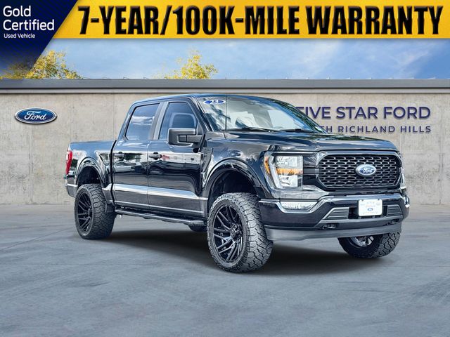 Black Metallic 2023 Ford F-150 XL SuperCrew 4WD Pickup Truck Four-Wheel Drive Automatic