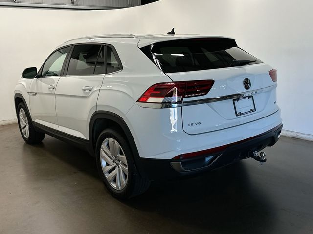 2023 Volkswagen Atlas Cross Sport 3.6L V6 SE w/Technology White at Sutliff Volkswagen