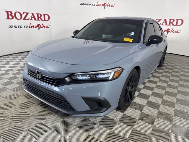 2024 Sonic Gray Pearl Honda Civic Sport FWD Sedan