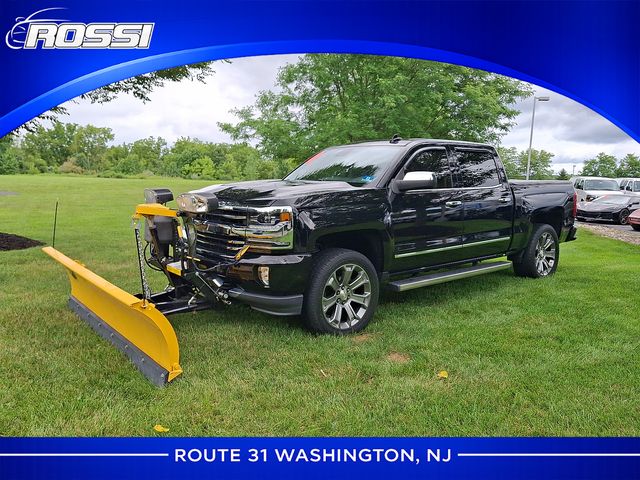 Black 2018 Chevrolet Silverado 1500 Pickup Truck Four-Wheel Drive 8-Speed Automatic Overdrive
