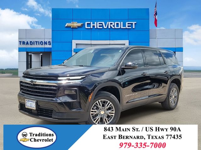 Mosaic Black Metallic 2024 Chevrolet Traverse LS FWD SUV / Crossover Front-Wheel Drive 8-Speed Automatic