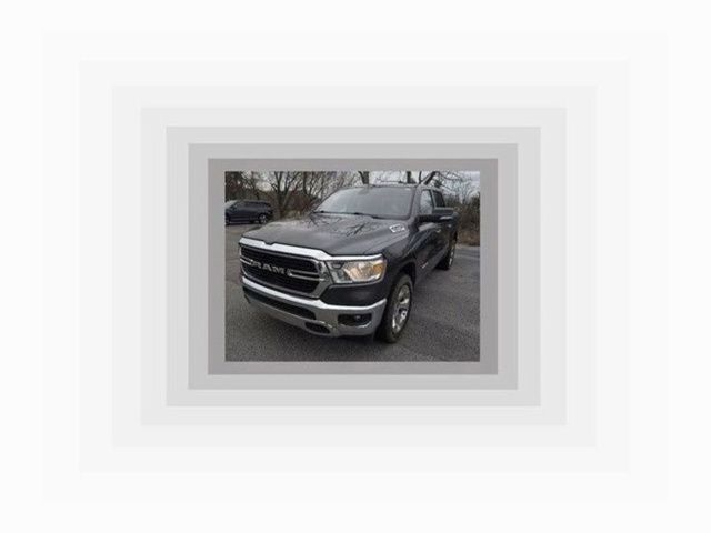 Gray (Granite Crystal Metallic Clearcoat) 2020 RAM 1500 Big Horn Crew Cab 4WD Pickup Truck Four-Wheel Drive 8-Speed Automatic