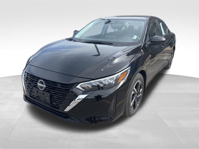 Super Black 2025 Nissan Sentra SV FWD Sedan Front-Wheel Drive Continuously Variable Transmission