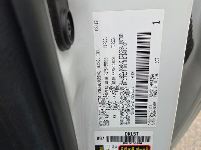 Used 2017 White Toyota 1794 image 6
