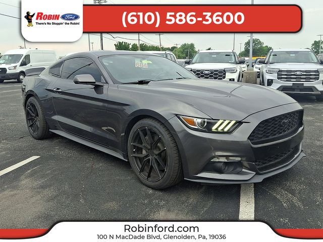 Gray (Magnetic) 2017 Ford Mustang Coupe Rear-Wheel Drive 6-Speed Automatic