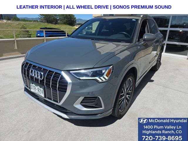 Gray 2022 Audi Q3 quattro Premium Plus 40 TFSI SUV / Crossover All-Wheel Drive 8-Speed Automatic