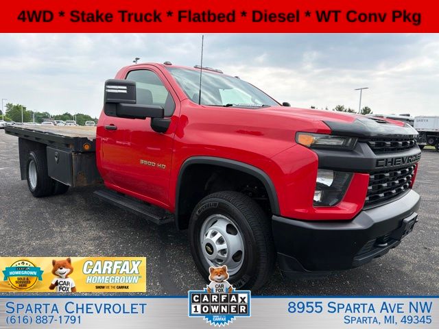 Red 2020 Chevrolet Silverado 3500HD Pickup Truck Automatic