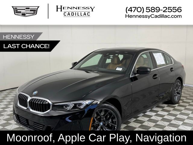 Jet Black 2026 BMW 3 Series Sedan Rear-Wheel Drive 8-Speed Automatic