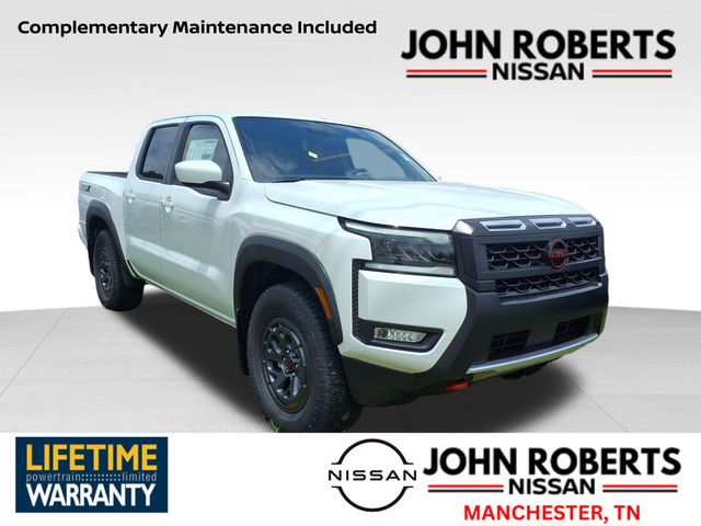 Glacier White 2026 Nissan Frontier Pickup Truck 4X2 9-Speed Automatic Overdrive