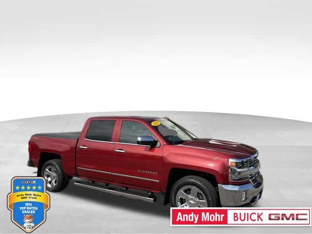 Red Tintcoat 2018 Chevrolet Silverado 1500 Pickup Truck Four-Wheel Drive 6-Speed Automatic Overdrive