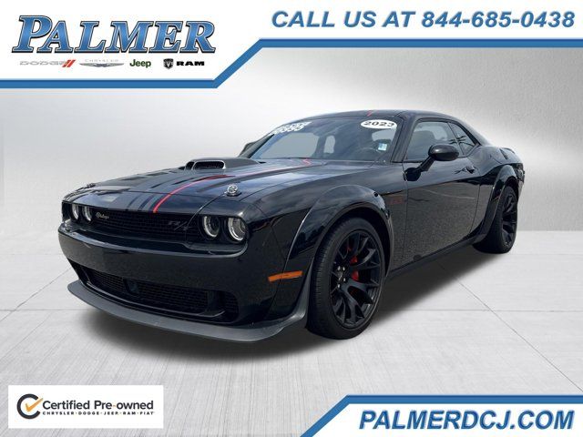 Pitch Black Clearcoat 2023 Dodge Challenger R/T Scat Pack Widebody RWD Coupe Rear-Wheel Drive 8-Speed Automatic