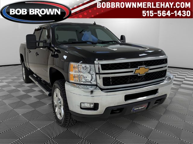 Black 2013 Chevrolet Silverado 2500HD LTZ Crew Cab 4WD Pickup Truck Four-Wheel Drive 6-Speed Automatic Overdrive