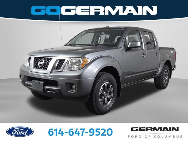Gray (Gun Metallic) 2016 Nissan Frontier PRO-4X Crew Cab 4WD Pickup Truck Four-Wheel Drive 5-Speed Automatic Overdrive
