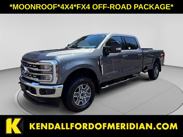 Gray 2025 Ford F-350 Super Duty Pickup Truck Four-Wheel Drive Automatic