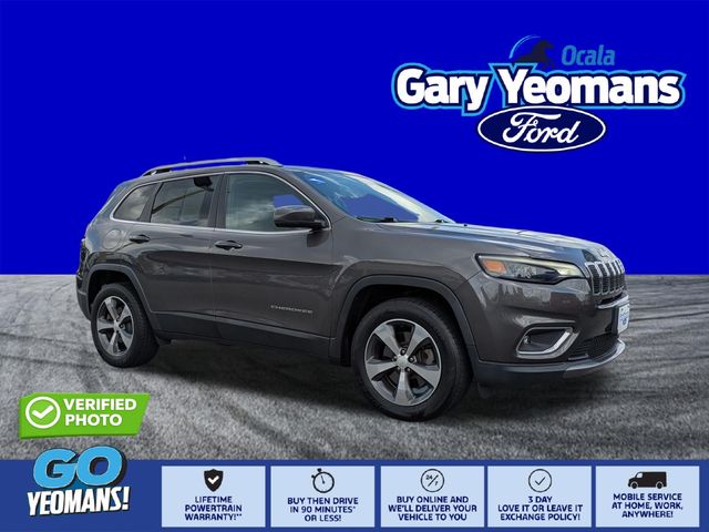 Crystal Metallic 2019 Jeep Cherokee SUV / Crossover Four-Wheel Drive 9-Speed Automatic