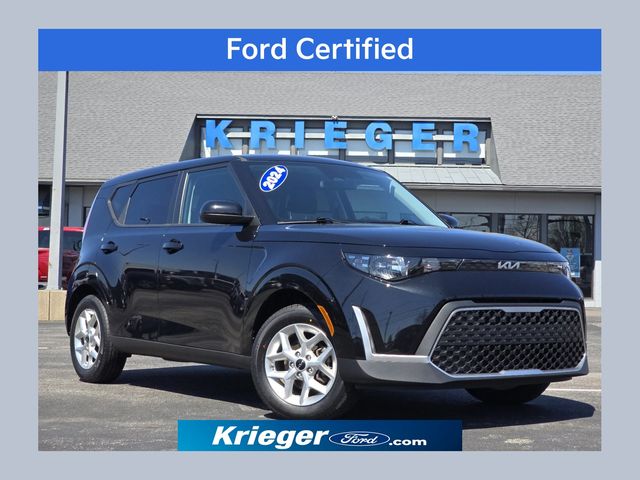 Fusion Black 2024 Kia Soul LX FWD SUV / Crossover Front-Wheel Drive Continuously Variable Transmission