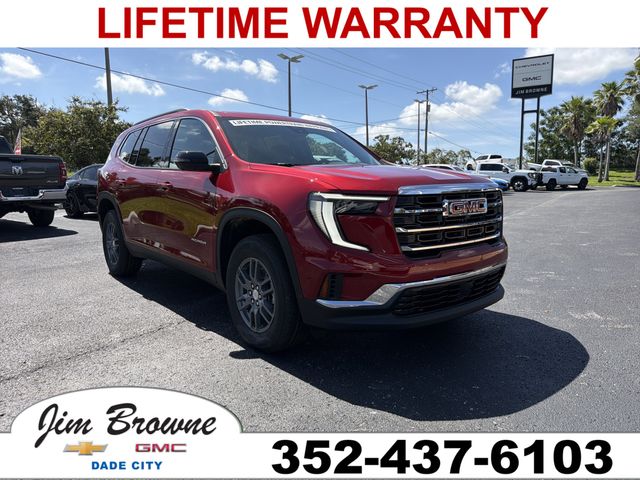 Volcanic Red Tintcoat 2026 GMC Acadia SUV / Crossover Front-Wheel Drive 8-Speed Automatic