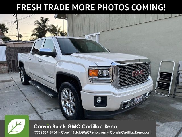White Diamond Clearcoat 2015 GMC Sierra 1500 Pickup Truck Four-Wheel Drive 8-Speed Automatic Overdrive