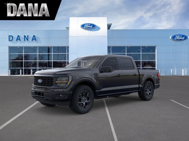 Agate Black Metallic 2026 Ford F-150 STX 4dr SuperCrew 4WD Pickup Truck Four-Wheel Drive Automatic