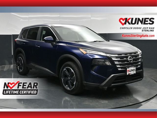 Deep Ocean Blue Pearl 2025 Nissan Rogue SUV / Crossover All-Wheel Drive Continuously Variable Transmission
