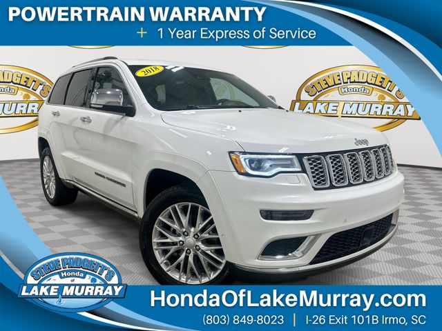 White (Ivory) 2018 Jeep Grand Cherokee SUV / Crossover 4X2 8-Speed Automatic