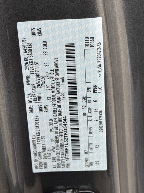 New 2026 Gray Ford XL image 21