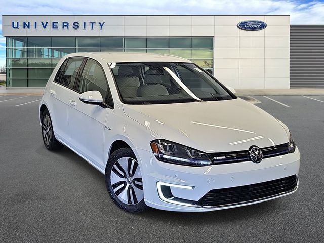 Pure White 2015 Volkswagen e-Golf Hatchback Front-Wheel Drive Automatic