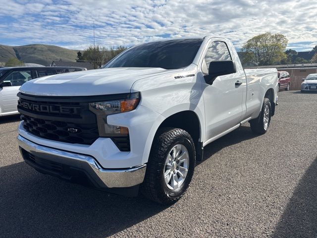 Summit White 2022 Chevrolet Silverado 1500 Work Truck Regular Cab LB RWD Pickup Truck 4X2 8-Speed Automatic