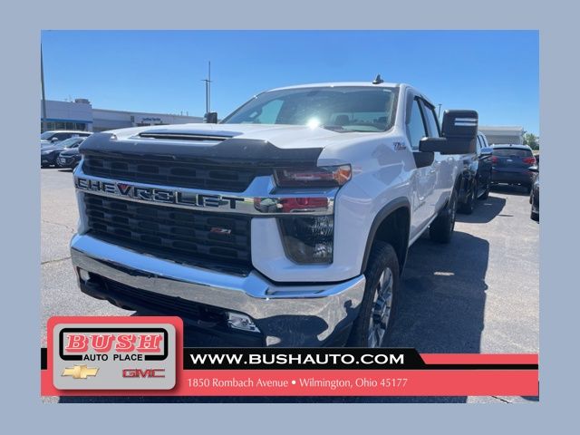 Summit White 2023 Chevrolet Silverado 2500HD LT Crew Cab 4WD Pickup Truck Four-Wheel Drive 6-Speed Automatic