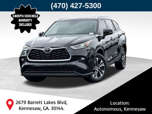 Midnight Black Metallic 2021 Toyota Highlander SUV / Crossover Front-Wheel Drive 8-Speed Automatic