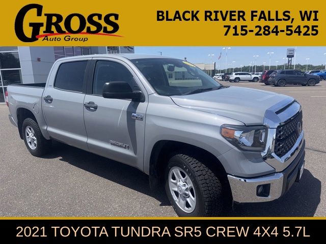 Cement 2021 Toyota Tundra SR5 CrewMax RWD Pickup Truck 4X2 6-Speed Automatic Overdrive
