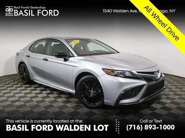 Celestial Silver Metallic 2021 Toyota Camry Sedan All-Wheel Drive 8-Speed Automatic