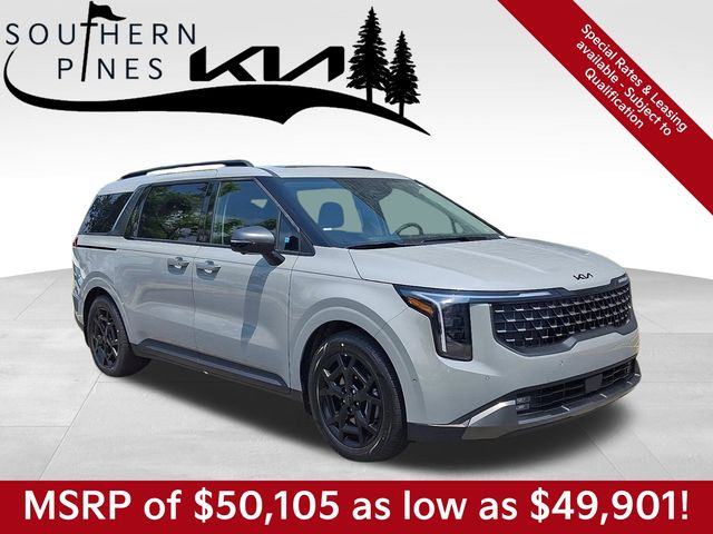 Ceramic Silver 2026 Kia Carnival Minivan Front-Wheel Drive 8-Speed Automatic