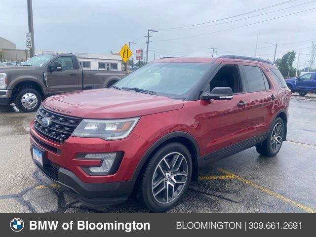 Ruby Red Metallic 2016 Ford Explorer SUV / Crossover All-Wheel Drive 6-Speed Automatic
