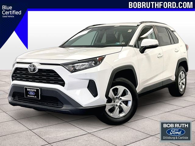 2021 Toyota RAV4 LE White at Sutliff Volkswagen