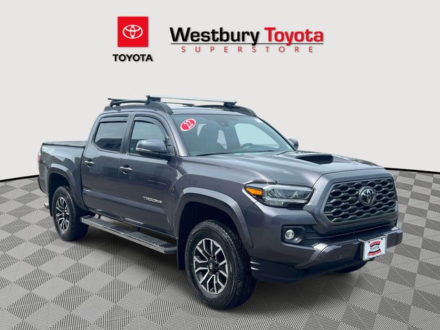 Magnetic Gray Metallic 2022 Toyota Tacoma TRD Sport Double Cab 4WD Pickup Truck Four-Wheel Drive 6-Speed Automatic