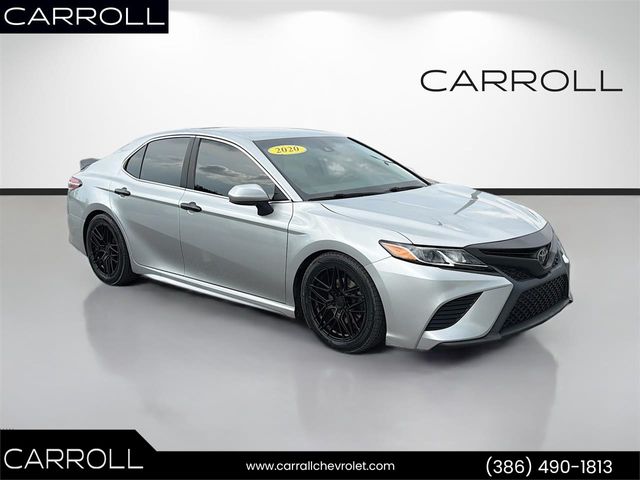 Celestial Silver Metallic 2020 Toyota Camry Sedan Front-Wheel Drive 8-Speed Automatic