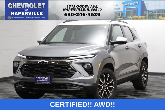 Sterling Gray Metallic 2024 Chevrolet Trailblazer SUV / Crossover Four-Wheel Drive 9-Speed Automatic