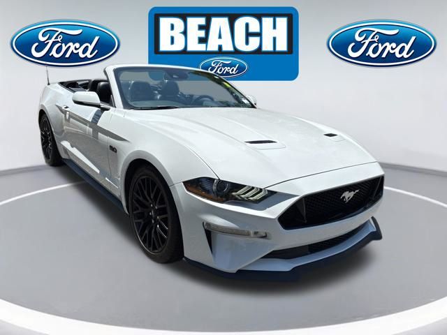 Oxford White 2020 Ford Mustang Convertible Rear-Wheel Drive Automatic