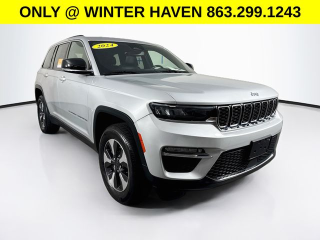 Silver 2024 Jeep Grand Cherokee 4xe SUV / Crossover Four-Wheel Drive 8-Speed Automatic