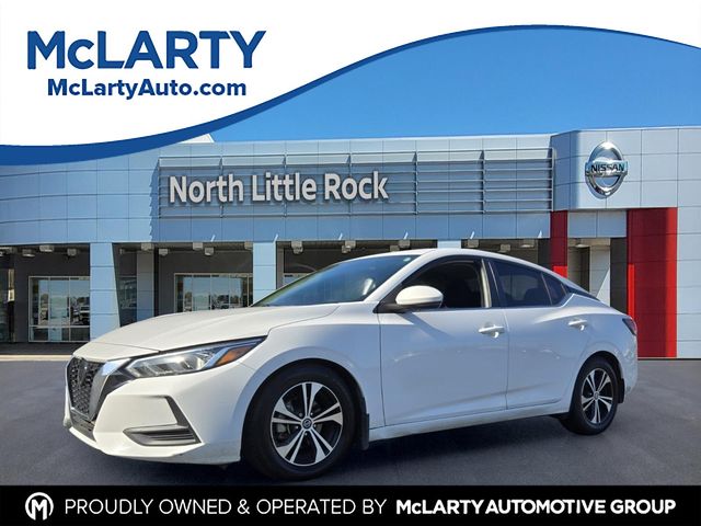 White (Fresh Powder) 2020 Nissan Sentra Sedan Front-Wheel Drive Continuously Variable Transmission