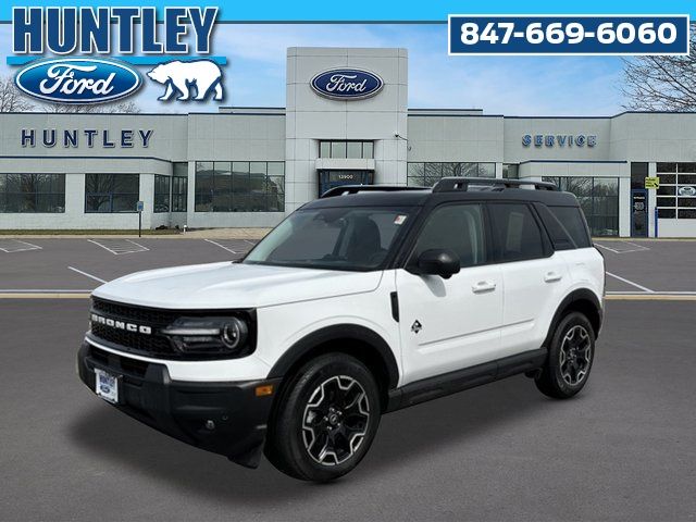 Oxford White 2025 Ford Bronco Sport Outer Banks AWD SUV / Crossover All-Wheel Drive 8-Speed Automatic