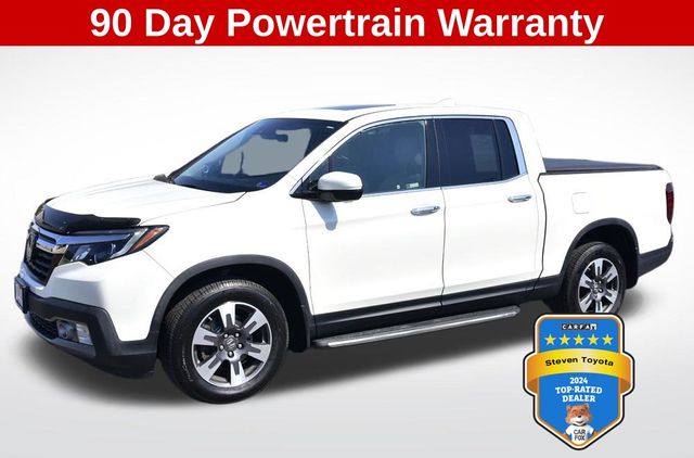 White Diamond Pearl 2019 Honda Ridgeline RTL-E AWD Pickup Truck All-Wheel Drive 6-Speed Automatic