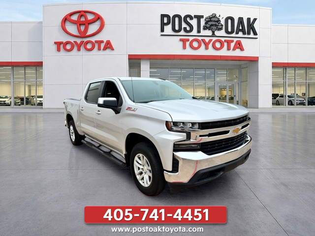 Silver Ice Metallic 2019 Chevrolet Silverado 1500 Pickup Truck Four-Wheel Drive 8-Speed Automatic