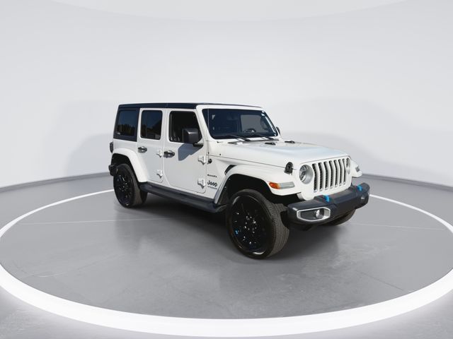 Used 2022 White Jeep Unlimited Sahara 4xe image 2