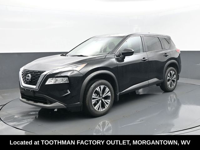 Super Black 2023 Nissan Rogue SV AWD SUV / Crossover All-Wheel Drive Continuously Variable Transmission