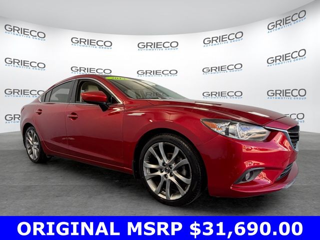 Soul Red Metallic 2014 Mazda MAZDA6 i Grand Touring Sedan Front-Wheel Drive 6-Speed Automatic