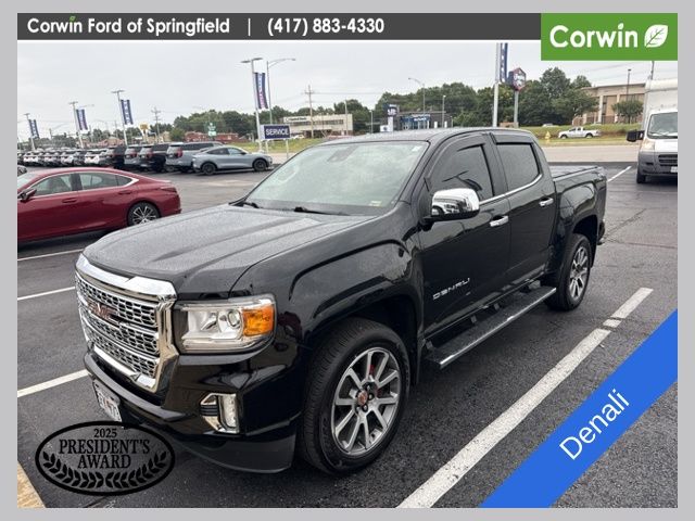 Onyx Black 2022 GMC Canyon Pickup Truck Four-Wheel Drive 8-Speed Automatic