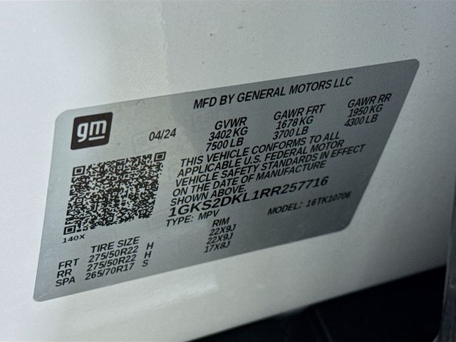 2024 White Frost Tricoat GMC Yukon Denali 4X4 SUV