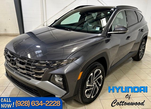 Titanium Gray 2025 Hyundai Tucson Hybrid SUV / Crossover All-Wheel Drive 6-Speed Automatic